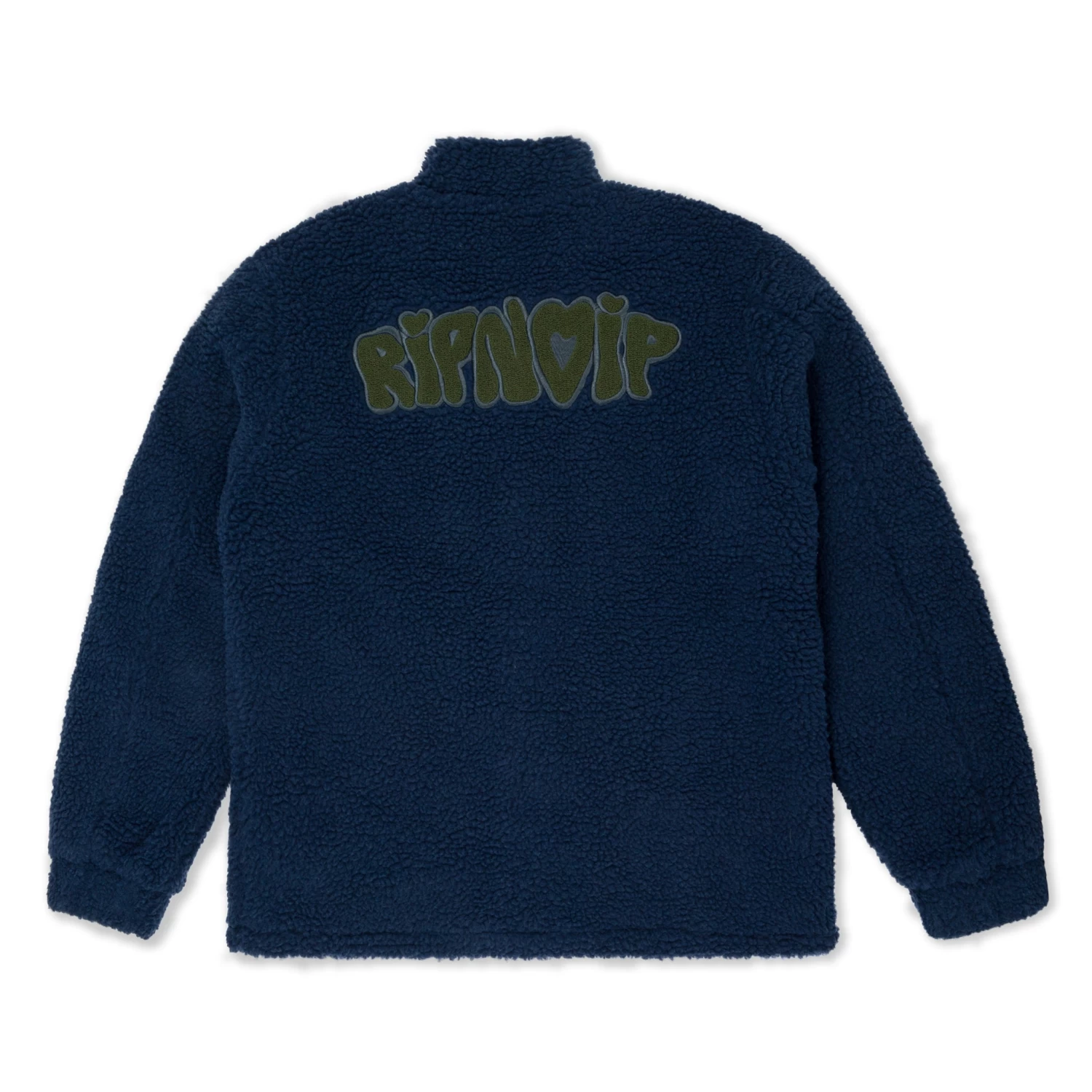 RIPNDIP Love N Dip Sherpa Jacket (Navy) 4 RIPNDIP Love N Dip Sherpa Jacket (Navy) - Image 4
