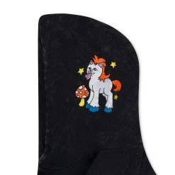 RIPNDIP Taste The Rainbow Hoodie (Black Mineral Wash) -Urban Fashion Shop IMG 7256