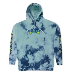 RIPNDIP Psychedelic Garden Hoodie (Navy/Aqua Lightning Wash) 9 RIPNDIP Psychedelic Garden Hoodie (Navy/Aqua Lightning Wash) -Urban Fashion Shop IMG 7286
