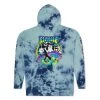 RIPNDIP Psychedelic Garden Hoodie (Navy/Aqua Lightning Wash)