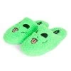 RIPNDIP Alien Face Fuzzy House Slippers (Green)