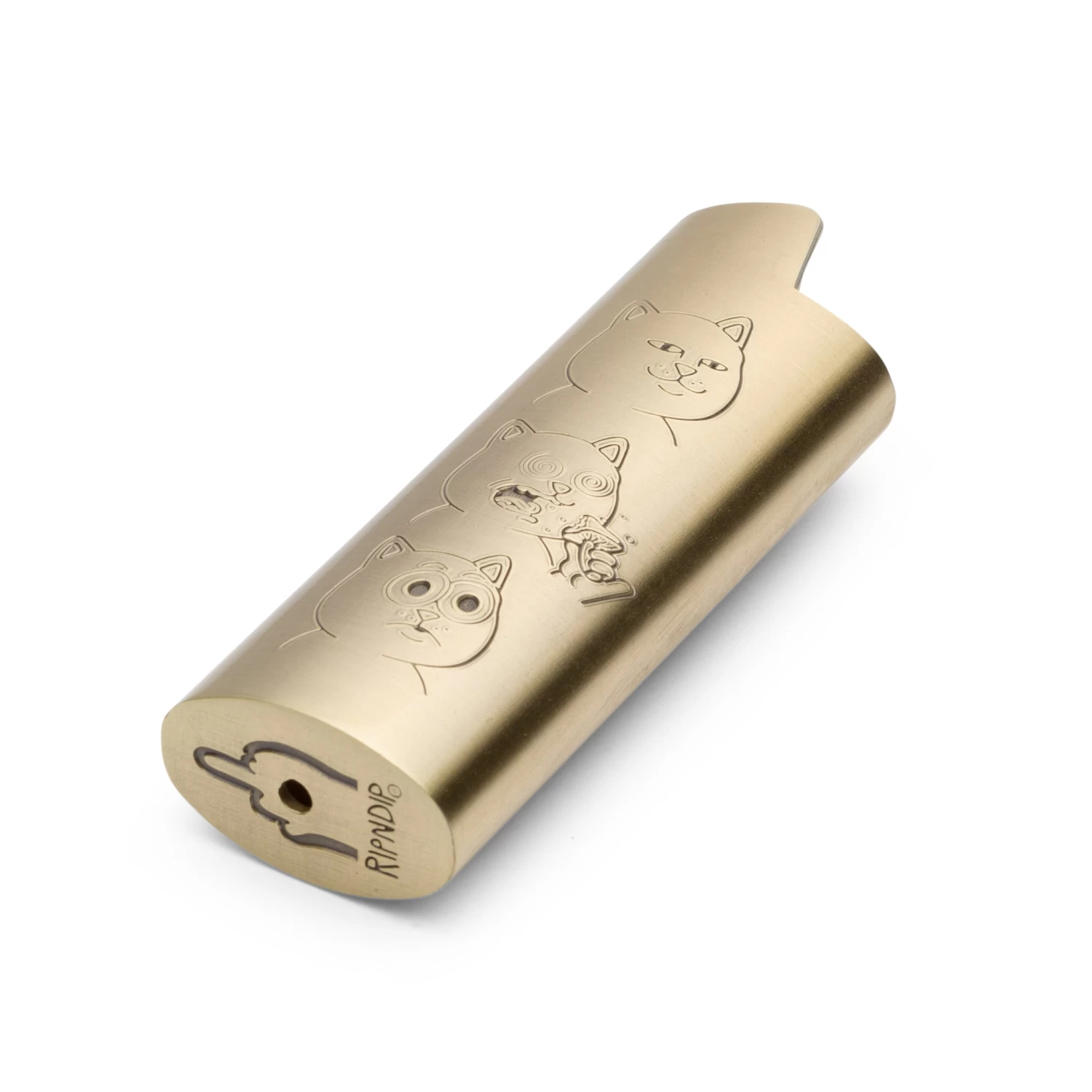 RIPNDIP Shroom Diet Lighter Cover (Gold) 4 RIPNDIP Shroom Diet Lighter Cover (Gold) - Image 4
