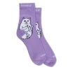 RIPNDIP Lord Nermal Mid Sock (Dusty Lavender)