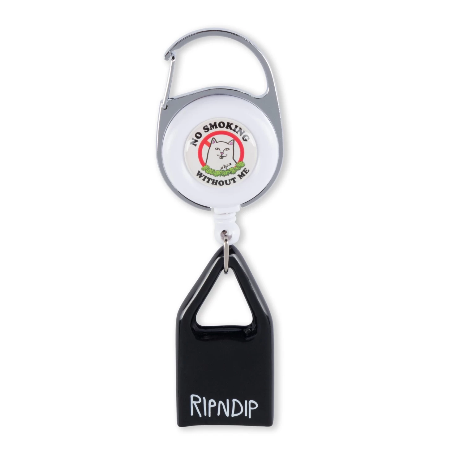 RIPNDIP No Smoking Lighter Leash (Silver) 1 RIPNDIP No Smoking Lighter Leash (Silver)