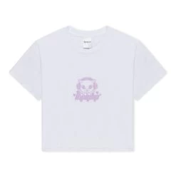 RIPNDIP Kawaii Nerm Cropped Baby Tee (White)