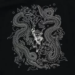 RIPNDIP Ryu Embroidered Hoodie (Black) -Urban Fashion Shop IMG 7705