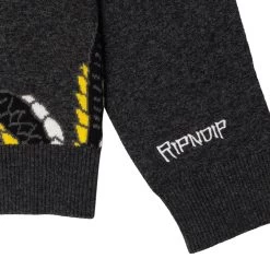 RIPNDIP Ryu Knit Sweater (Black Heather) -Urban Fashion Shop IMG 7717