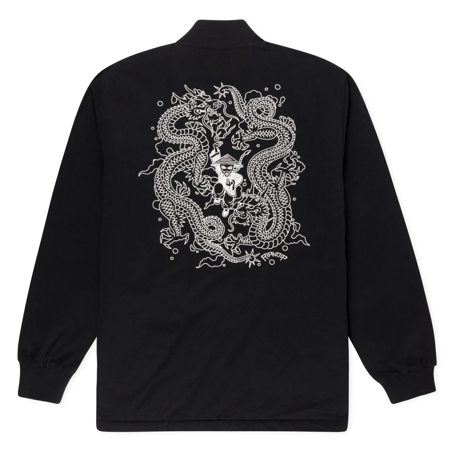 RIPNDIP Ryu Bomber Jacket (Black) 3 RIPNDIP Ryu Bomber Jacket (Black) - Image 3