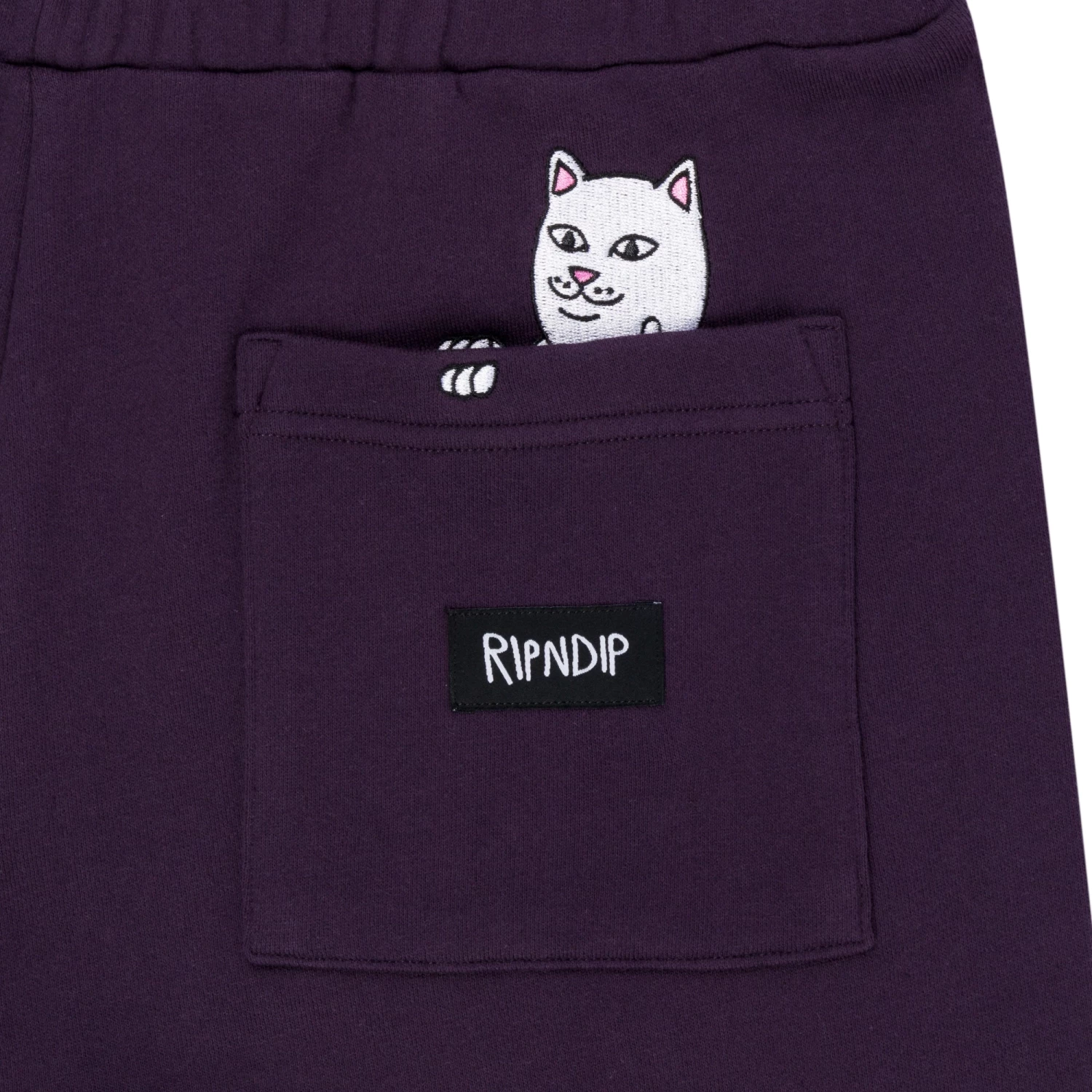 Ripndip OG Sweatshorts (Dark Purple) 4 Ripndip OG Sweatshorts (Dark Purple) - Image 4