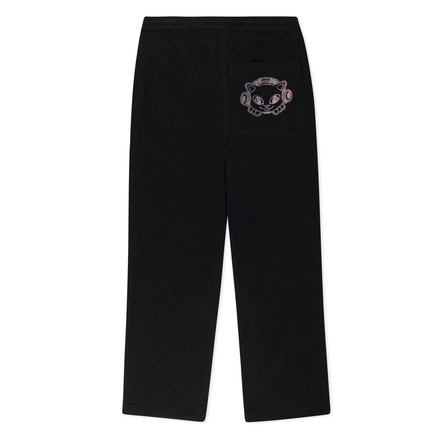 RIPNDIP Kawaii Nerm Wide Leg Pants (Black) 4 RIPNDIP Kawaii Nerm Wide Leg Pants (Black) - Image 4