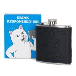 RIPNDIP You Ain't Ugly Flask (Black) -Urban Fashion Shop IMG 7884