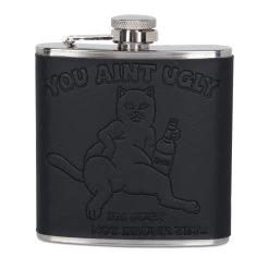 RIPNDIP You Ain't Ugly Flask (Black)