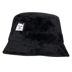 RIPNDIP Lord Nermal Sherpa Bucket Hat (Black) -Urban Fashion Shop IMG 8752