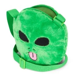 RIPNDIP Lord Alien Sherpa Crossbody Bag (Green) -Urban Fashion Shop IMG 8850