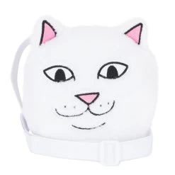 RIPNDIP Lord Nermal Sherpa Crossbody Bag (White) -Urban Fashion Shop IMG 8852
