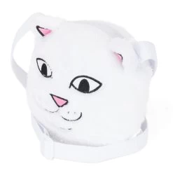 RIPNDIP Lord Nermal Sherpa Crossbody Bag (White) -Urban Fashion Shop IMG 8853