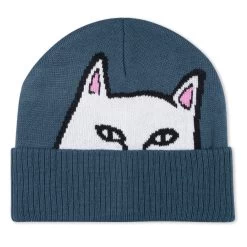 RIPNDIP Peeking Nermal Beanie (Storm Blue)