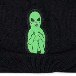 RIPNDIP Lord Alien Beanie (Black) -Urban Fashion Shop IMG 8878 1