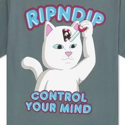 RIPNDIP Control Your Mind Tee (Charcoal) 7 RIPNDIP Control Your Mind Tee (Charcoal) -Urban Fashion Shop IMG 8924
