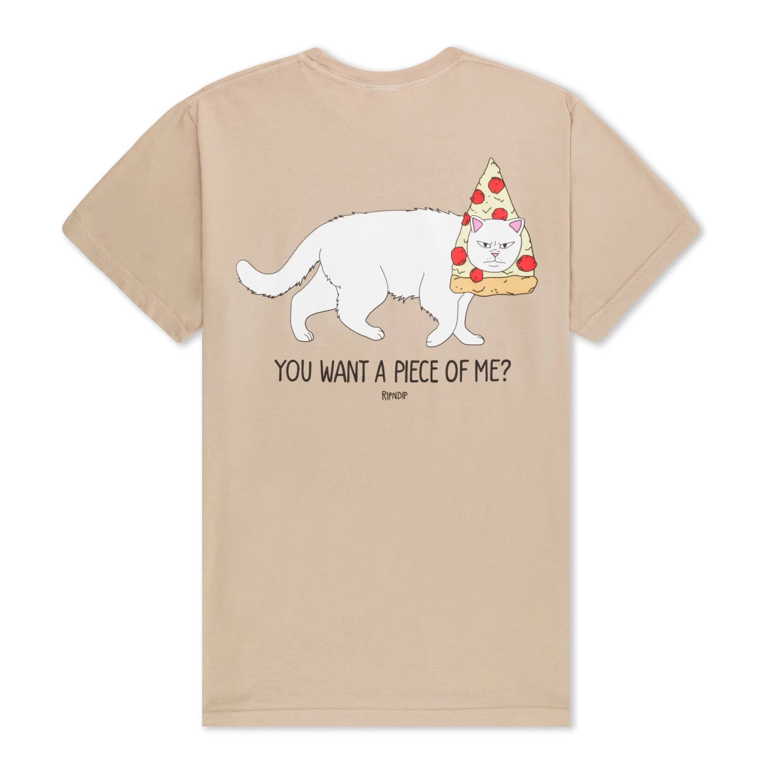 RIPNDIP Wanna Piece Of Me? Tee (Almond) 1 RIPNDIP Wanna Piece Of Me? Tee (Almond)