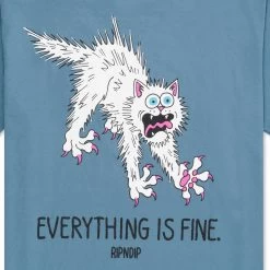 RIPNDIP Perfectly Calm Tee (Slate) -Urban Fashion Shop IMG 8935