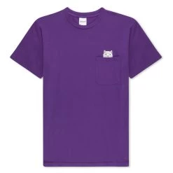 RIPNDIP Mummy Lord Nermal Pocket Tee (Purple)
