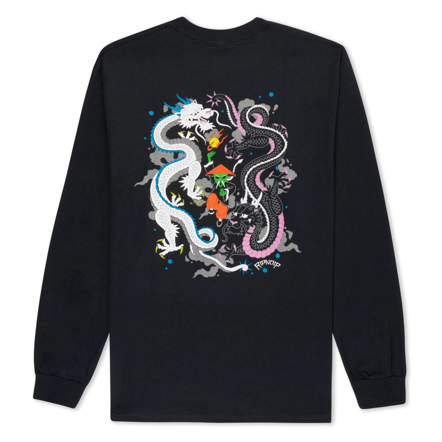 RIPNDIP Ryu Long Sleeve (Black) 2 RIPNDIP Ryu Long Sleeve (Black) - Image 2
