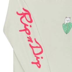 RIPNDIP Nermal Portrait Long Sleeve (Sage) -Urban Fashion Shop IMG 8970