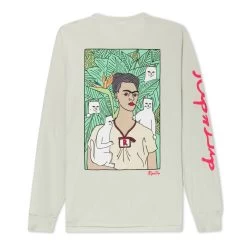 RIPNDIP Nermal Portrait Long Sleeve (Sage)