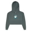 RIPNDIP Shroom Nerm Cropped Hoodie (Charcoal)