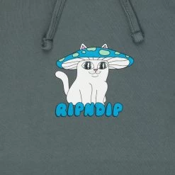 RIPNDIP Shroom Nerm Cropped Hoodie (Charcoal) 6 RIPNDIP Shroom Nerm Cropped Hoodie (Charcoal) -Urban Fashion Shop IMG 9368