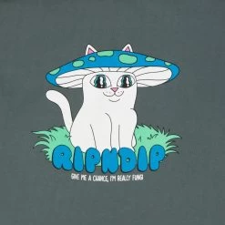 RIPNDIP Shroom Nerm Cropped Hoodie (Charcoal) 7 RIPNDIP Shroom Nerm Cropped Hoodie (Charcoal) -Urban Fashion Shop IMG 9371