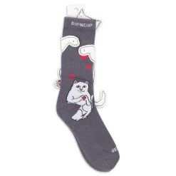 RIPNDIP Nermal Loves Socks (Charcoal) -Urban Fashion Shop IMG 9988