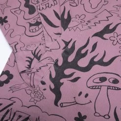 RIPNDIP We Don't Care Coaches Jacket (Mauve) -Urban Fashion Shop Jackets Fall22 0015 9R9A8441