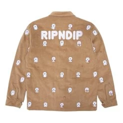 RIPNDIP Hello Nermy Corduroy Jacket (Tan) 6 RIPNDIP Hello Nermy Corduroy Jacket (Tan) -Urban Fashion Shop Jacketsrecolored 0004 Fall21 Jackets 0017 KK2A9891