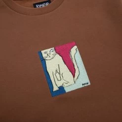 RIPNDIP Nermhol Crewneck (Brown) 5 RIPNDIP Nermhol Crewneck (Brown) -Urban Fashion Shop Knits Fall22 0000 9R9A8541