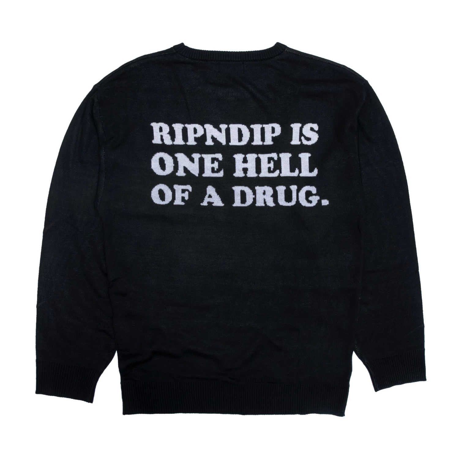 RIPNDIP Coconerm Knit Sweater (Black) 3 RIPNDIP Coconerm Knit Sweater (Black) - Image 3