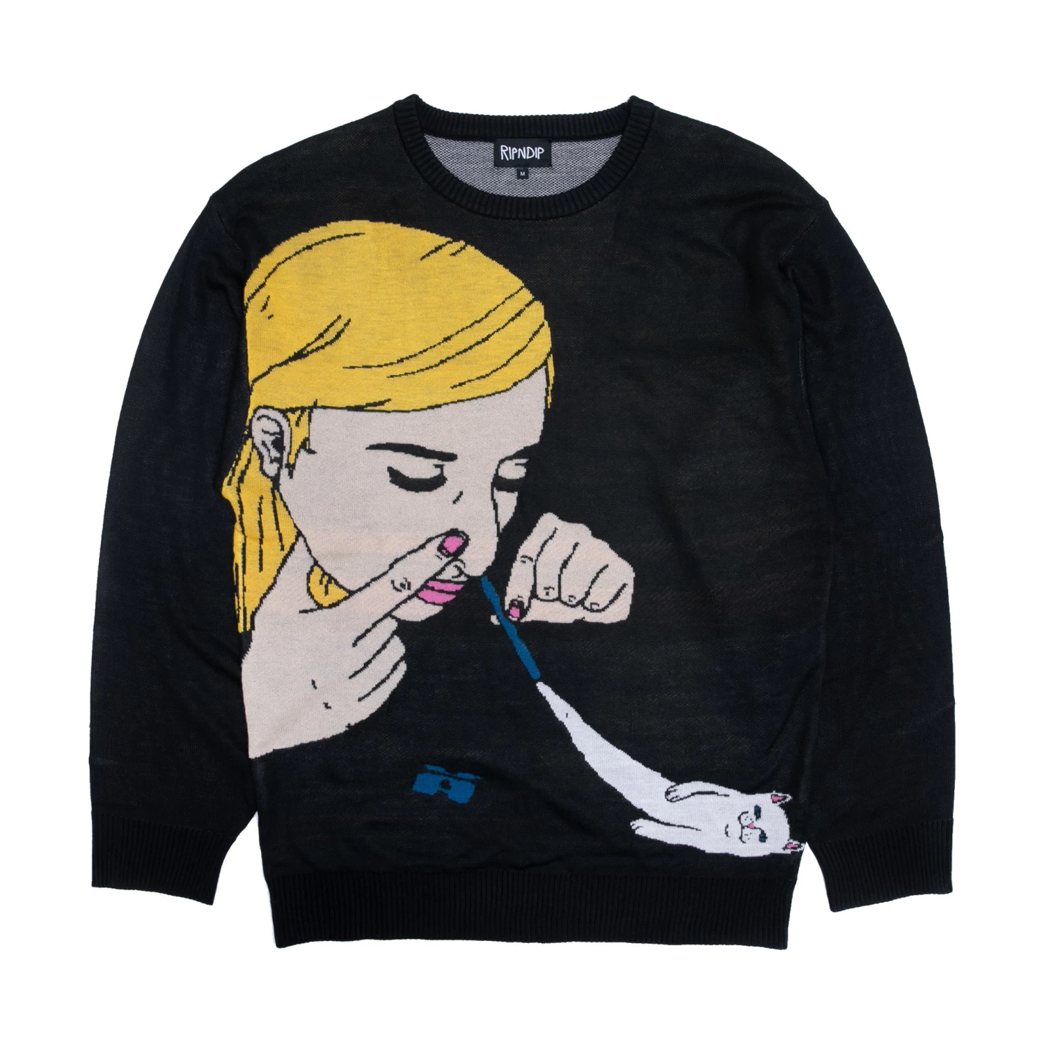 RIPNDIP Coconerm Knit Sweater (Black) 1 RIPNDIP Coconerm Knit Sweater (Black)