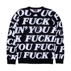 RIPNDIP Fuck You Knit Sweater (Black)