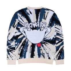 RIPNDIP Big Smile Knit Sweater (Cream/Navy) -Urban Fashion Shop Knits Jersey Holiday21 0003 KK2A1666