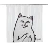 RIPNDIP Lord Nermal Shower Curtain (Clear)