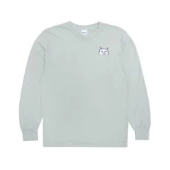 RIPNDIP Lord Nermal Pocket Long Sleeve (Sage)