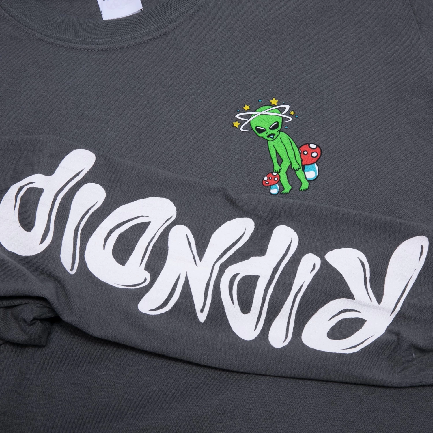 RIPNDIP Space Gang Long Sleeve (Charcoal) 5 RIPNDIP Space Gang Long Sleeve (Charcoal) - Image 5