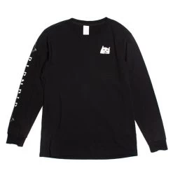 RIPNDIP Lord Nermal Pocket L/S (Black)