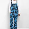 RIPNDIP Psychedelic Snowboard Bib Pants (Blue)