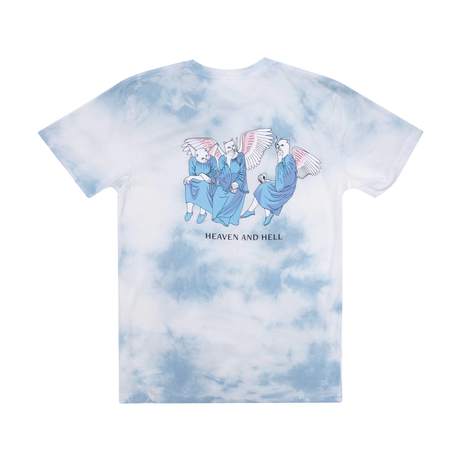RIPNDIP Heaven And Hell Tee (Blue Cloud Wash) 2 RIPNDIP Heaven And Hell Tee (Blue Cloud Wash) - Image 2