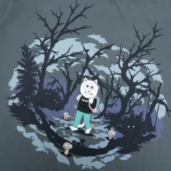 RIPNDIP Scary Hours Tee (Charcoal) -Urban Fashion Shop ShortSleeves Fall22 0000 9R9A8907