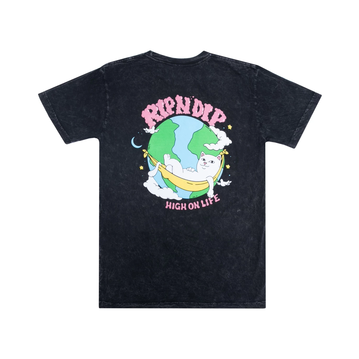 RIPNDIP High On Life Tee (Black Mineral Wash) 1 RIPNDIP High On Life Tee (Black Mineral Wash)
