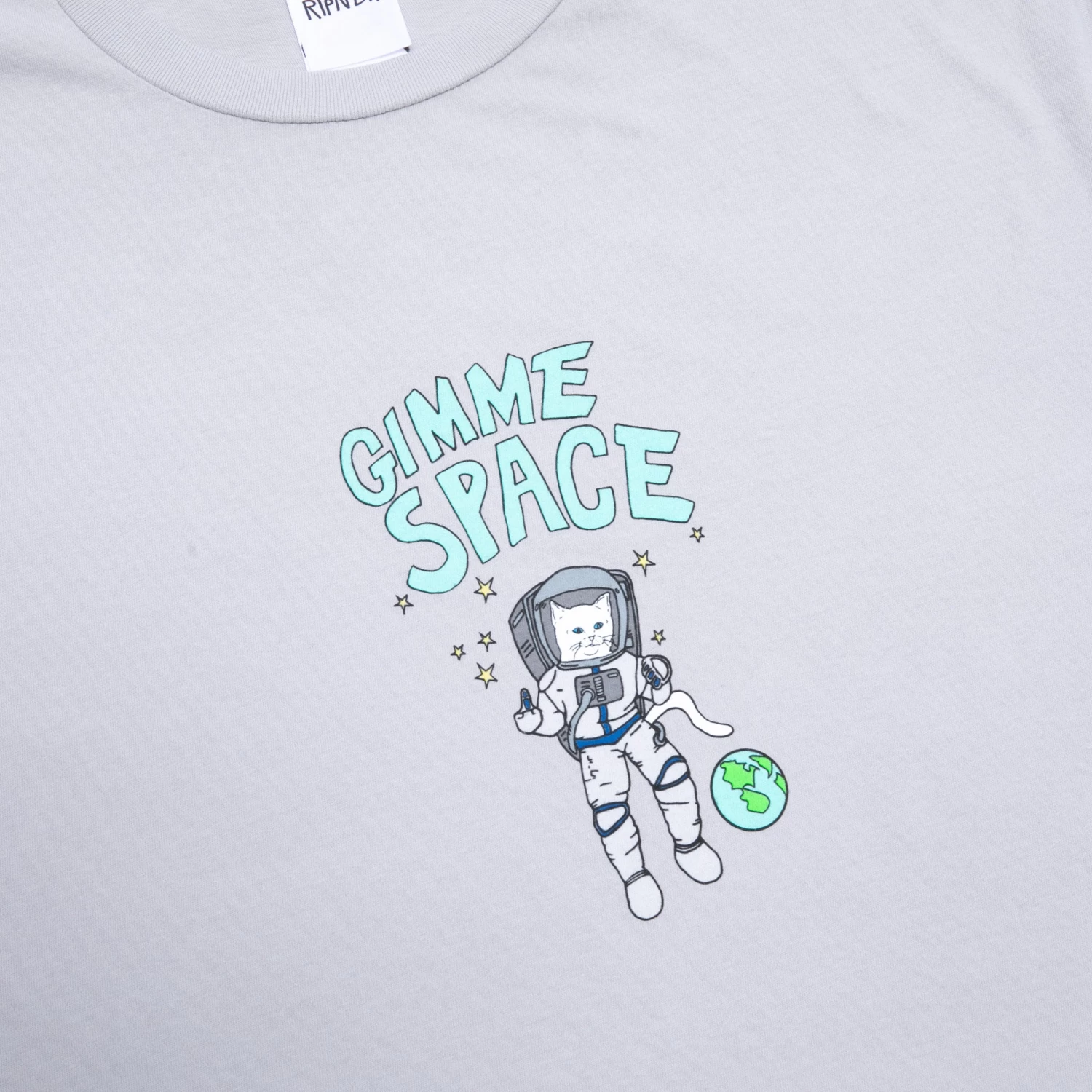 RIPNDIP Gimme Space Tee (Grey) 3 RIPNDIP Gimme Space Tee (Grey) - Image 3