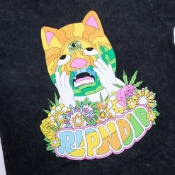 RIPNDIP Pretty Sad Tee (Black Mineral Wash) -Urban Fashion Shop ShortSleeves Fall22 0021 9R9A8860